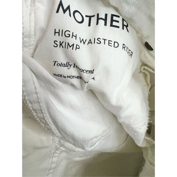 MOTHER High Waisted Rider Skimp in Totally Innocent - Picture 6 of 7